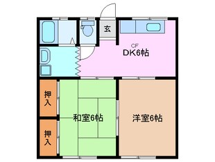 平田町駅 徒歩23分 1階の物件間取画像